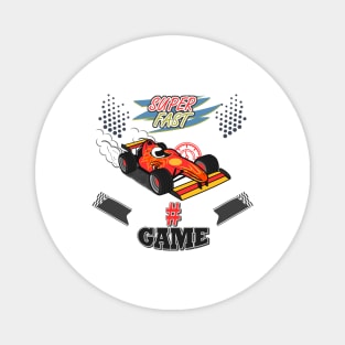 F1 Racing design Red Magnet